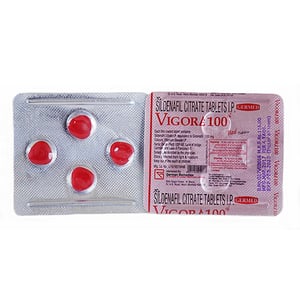 VIGORA 100mg/4粒 |德國紅魔|威而鋼學名藥|印度威格拉|西地那非片|德昌藥局|